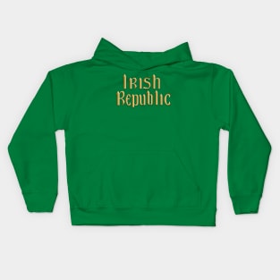 Irish Republic 1916 Rebel Flag Kids Hoodie